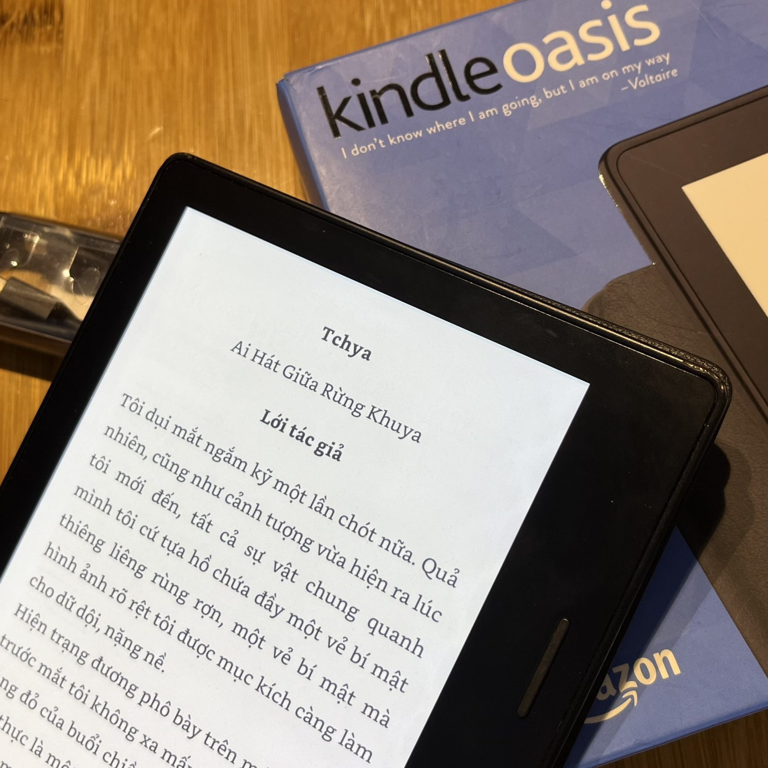 [VIDEO] Đánh giá nhanh Máy đọc sách Kindle Oasis 1 (8th)